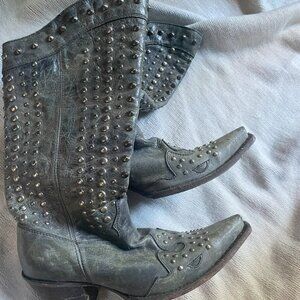 Studded Cowboy Boots